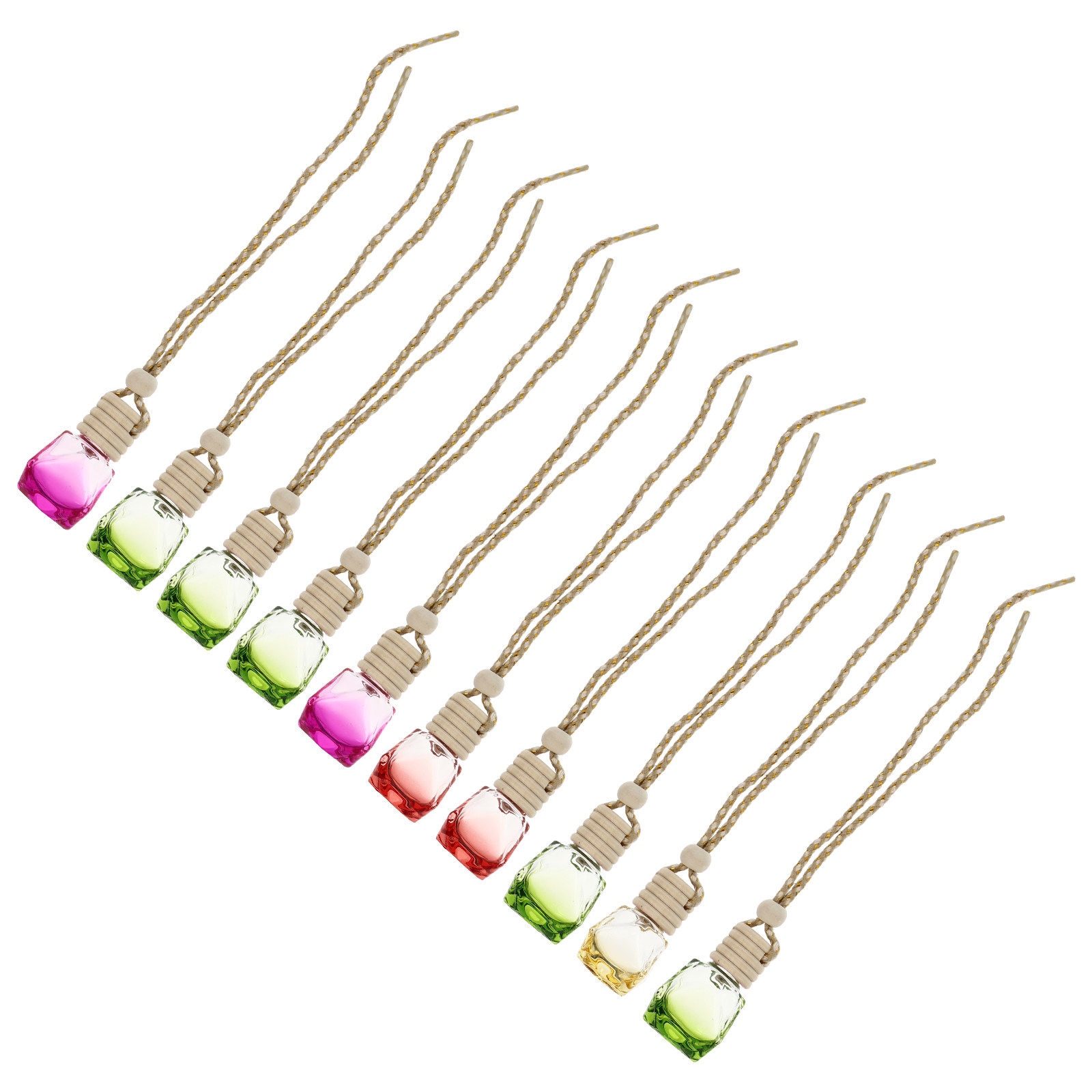 Perfume Fragrance Bottle - 10Pcs Hanging Car Perfume Bottles Refillable