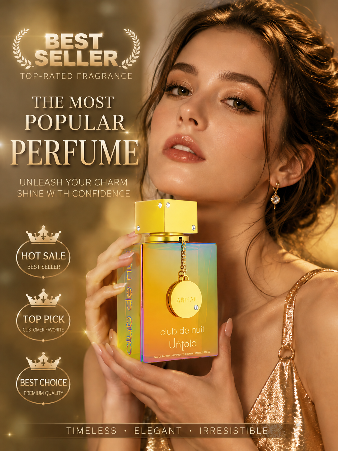 Perfume Fragrance Bottle - Independence Day 4th of July Father