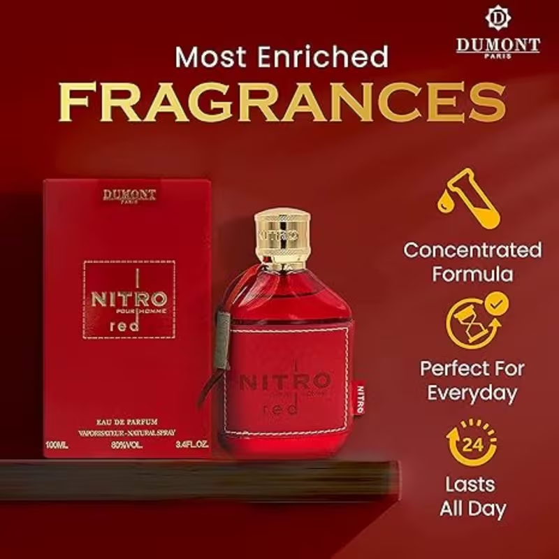 Dumont NITRO RED - 3.4oz - Eau – You Perfume Fragrance Bewertung und Preis