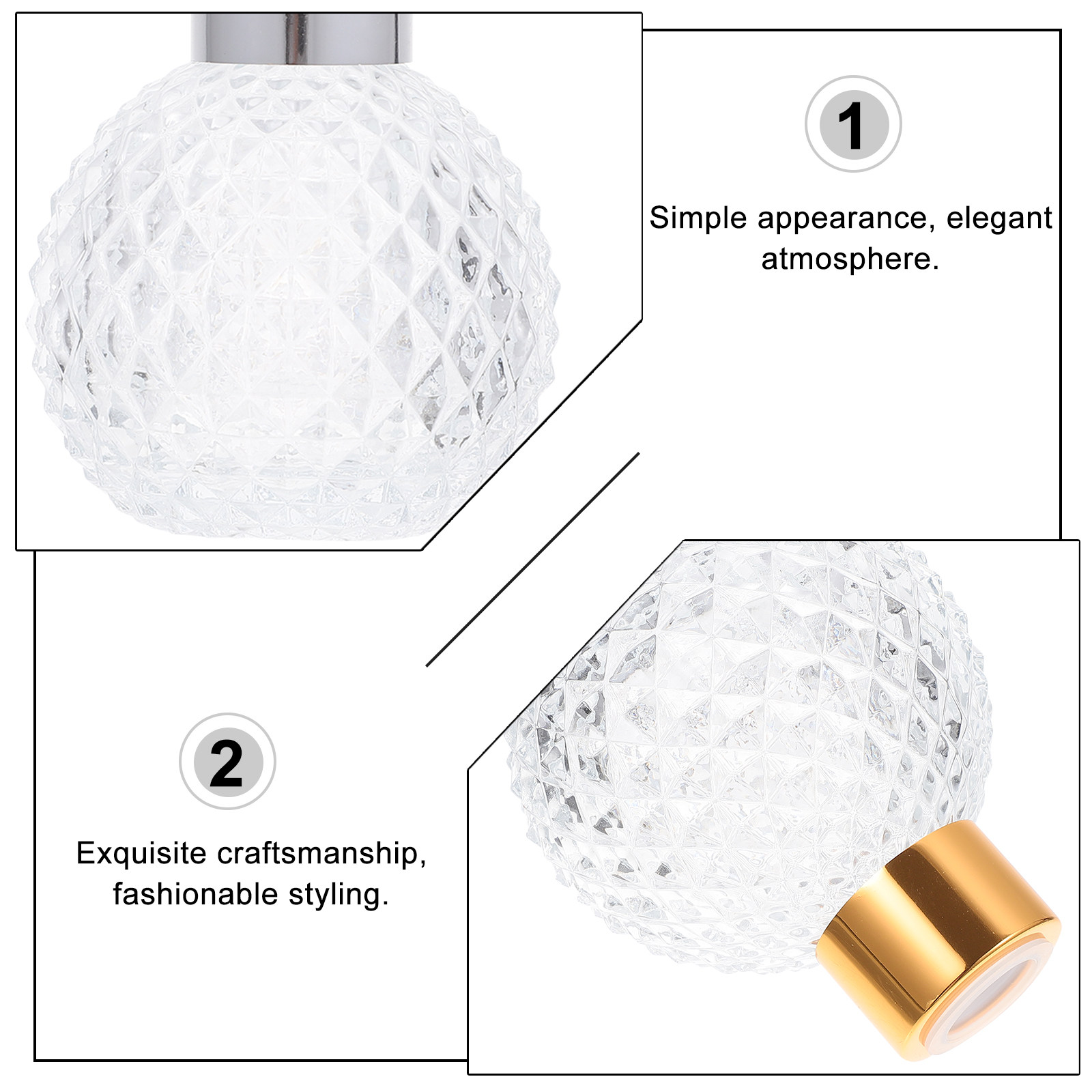 6Pcs Empty Glass Fragrance Bot – Perfume Fragrance Bottle Bewertung und Preis