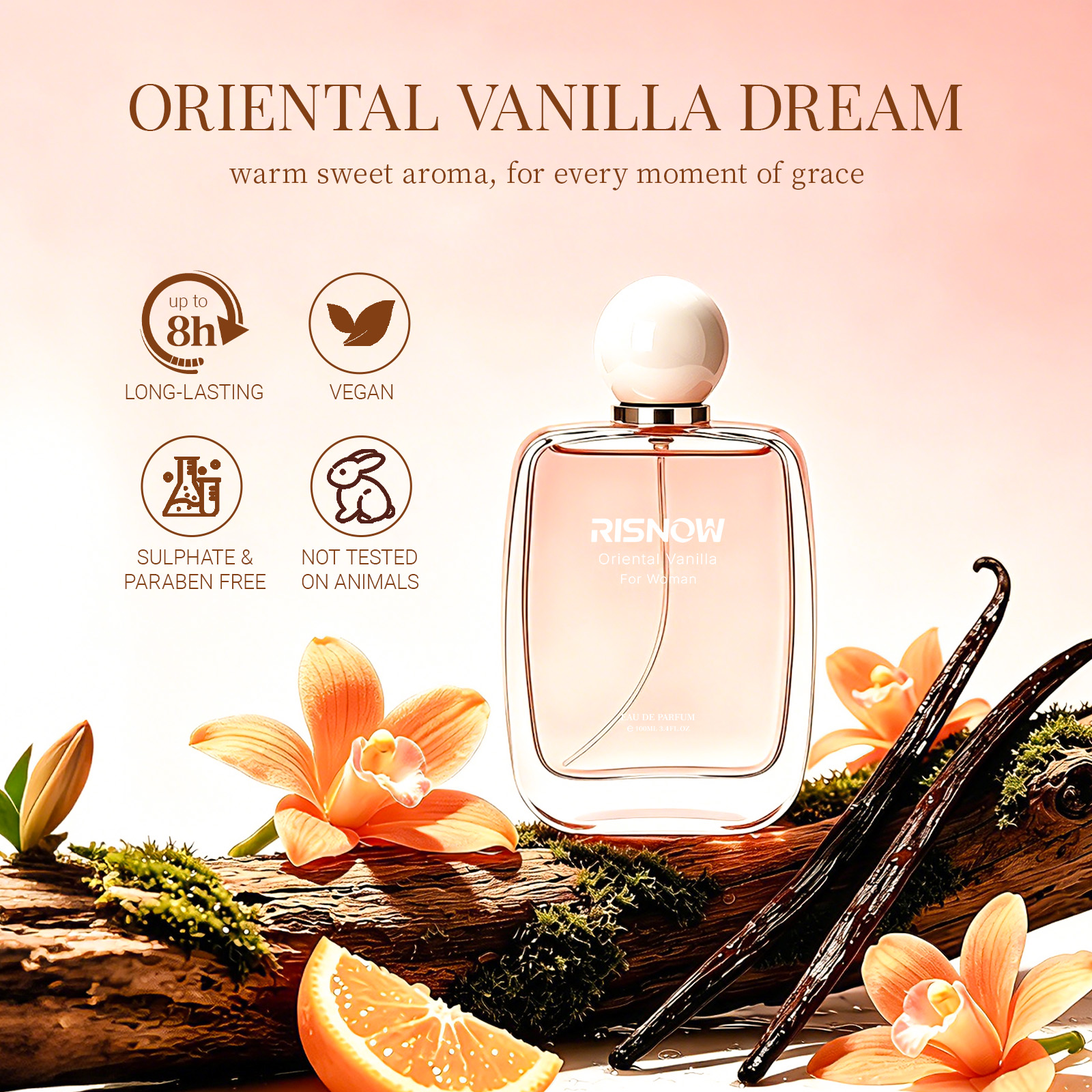 RISNOW Orientall Vanilla Eau d – Perfume Fragrance Vanilla Bewertung und Preis