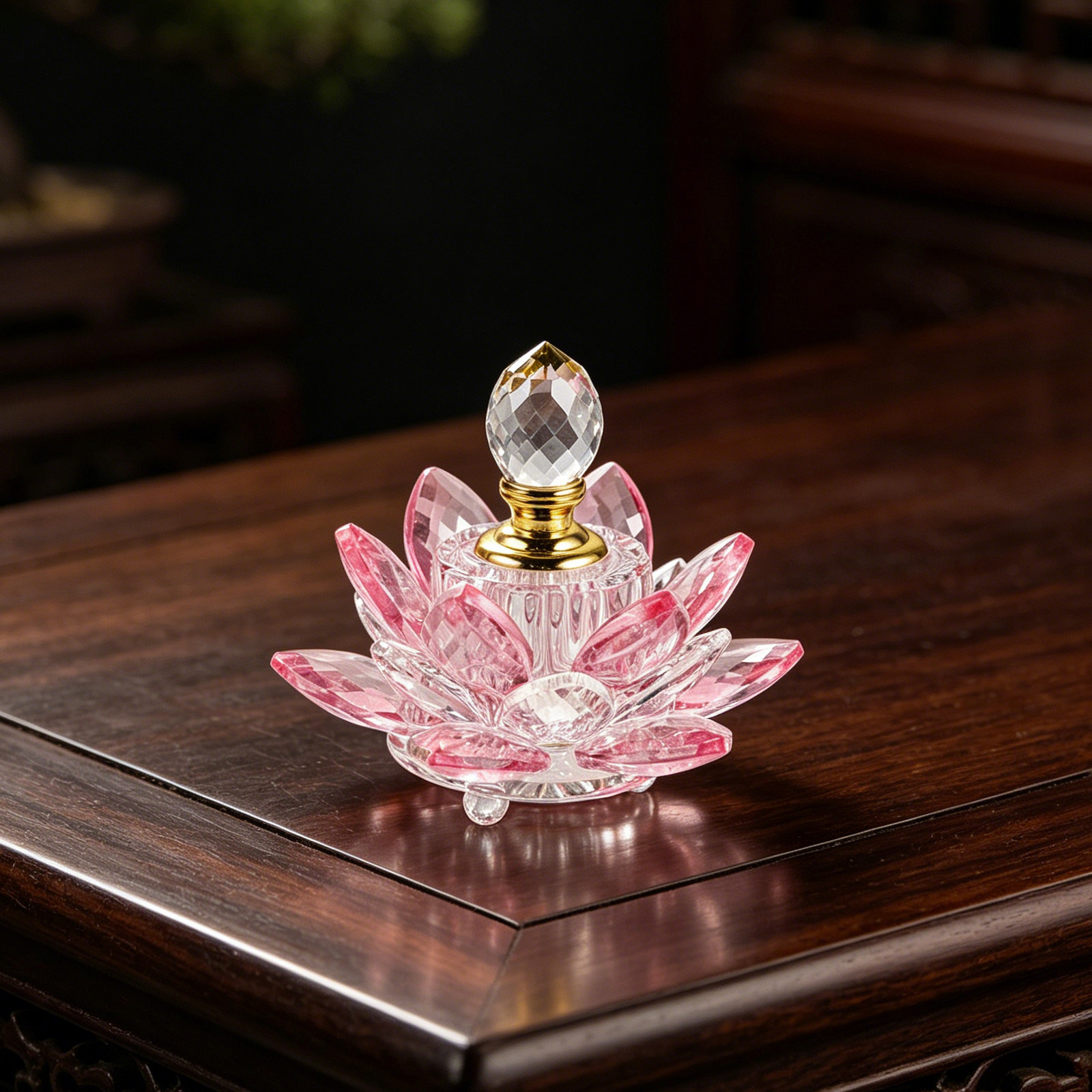 Refillable Crystal Lotus Flowe – Perfume Fragrance Bottle Bewertung und Preis