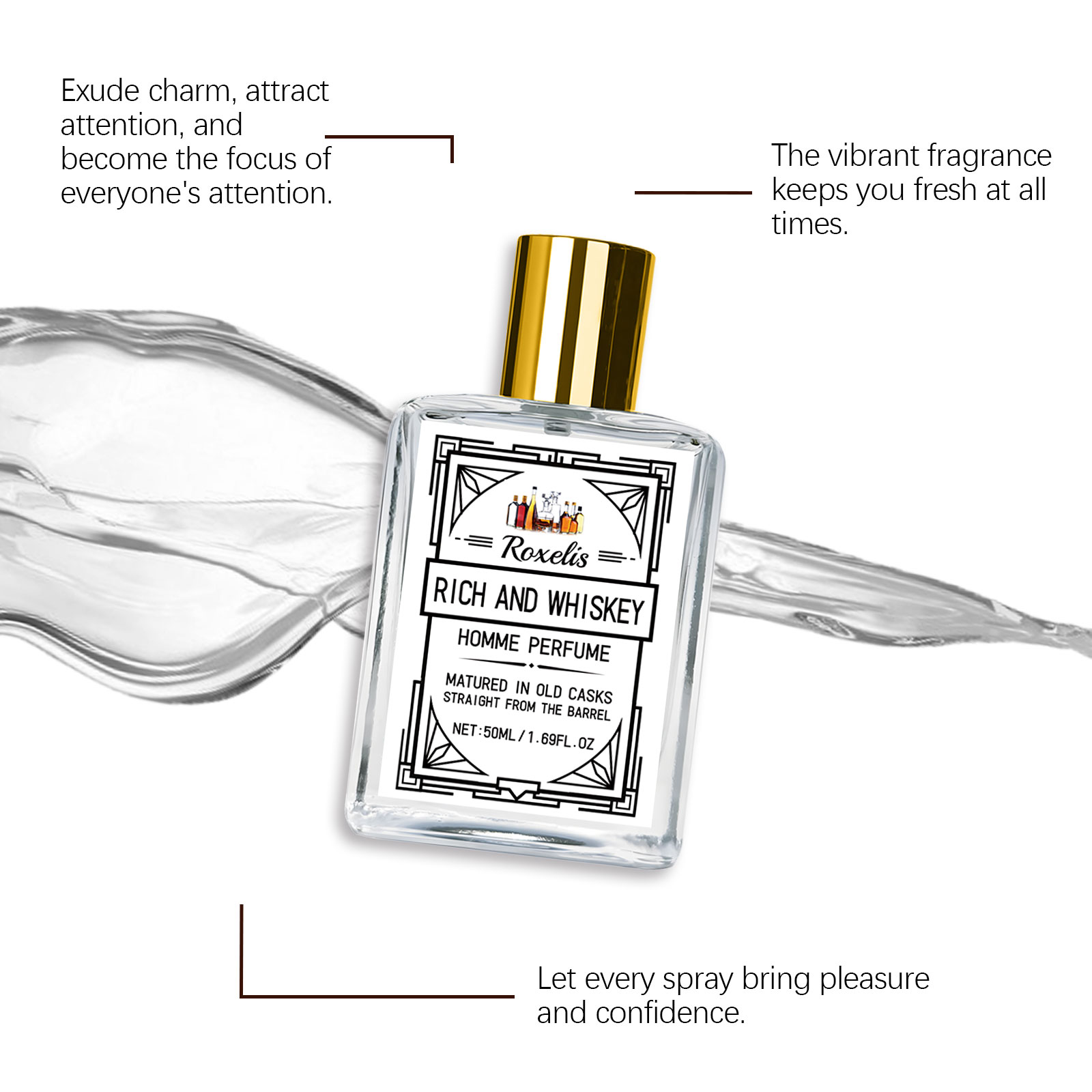 Roxelis 50ml Charm Whisky Men' – You Perfume Fragrance Bewertung und Preis